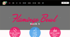 Desktop Screenshot of flamingobowlonline.com